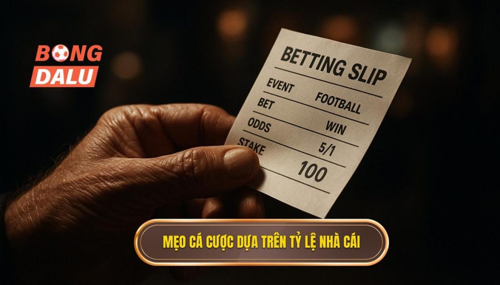 Mẹo cá cược dựa trên tỷ lệ nhà cái