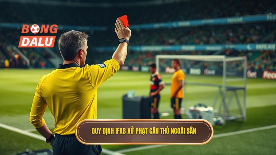 1. Quy định IFAB xử phạt cầu thủ ngoài sân