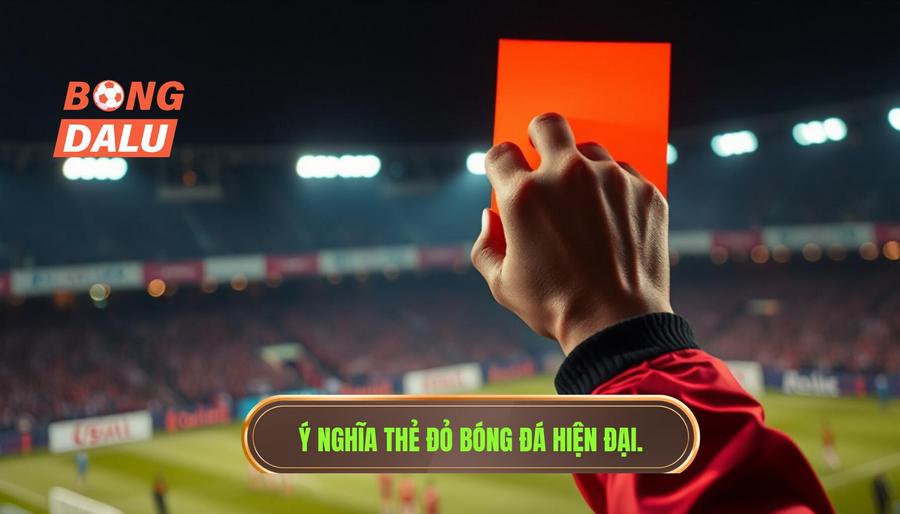 Bản chất của tấm thẻ đỏ trong bóng đá hiện đại