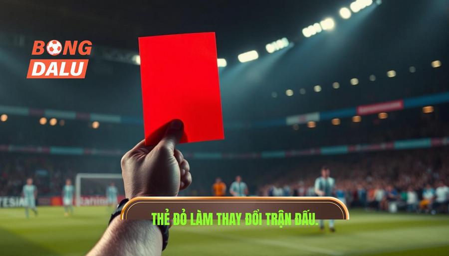 Tại sao thẻ đỏ làm thay đổi trận đấu một cách toàn diện?