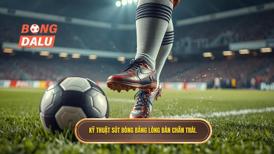 Bảng tóm tắt các yếu tố kỹ thuật sút bóng bằng lòng bàn chân trái